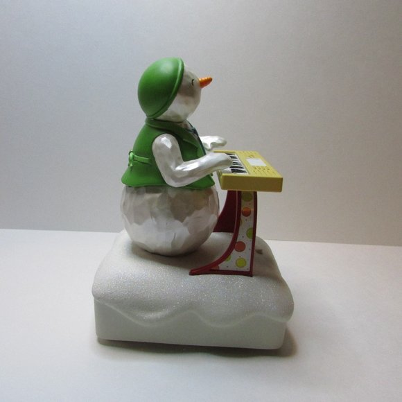 Hallmark wireless snowman band keyboard Ken figure Christmas winter decor - Picture 3 of 7